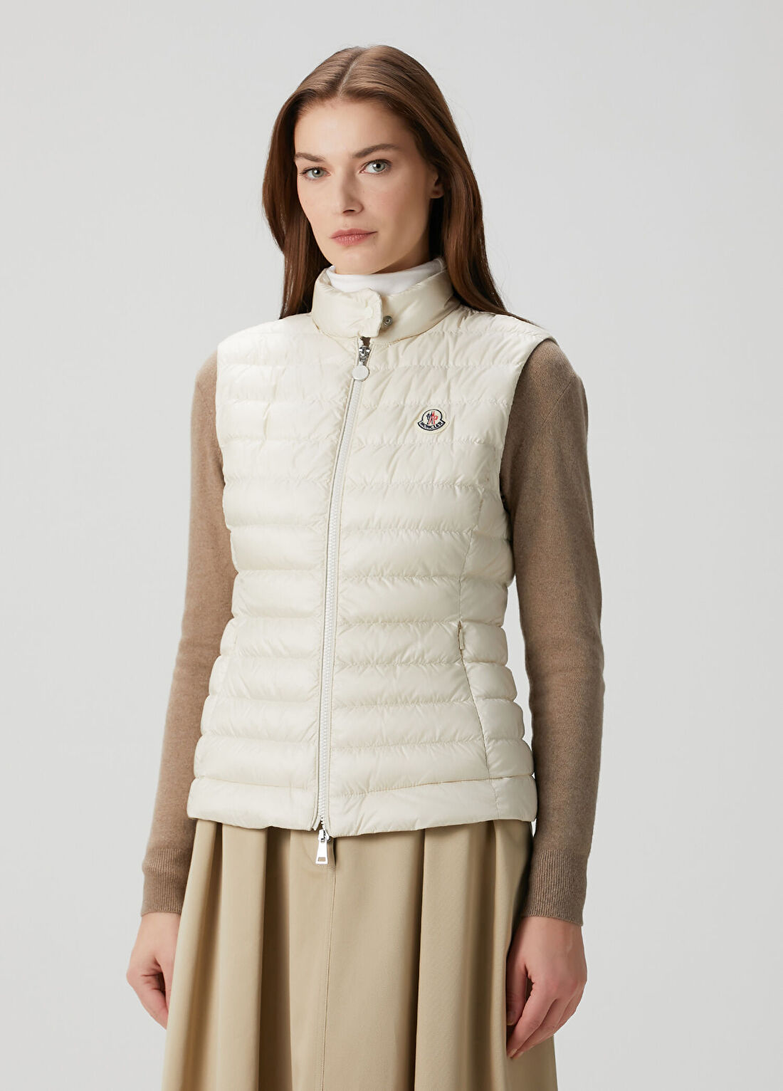 Moncler Igens Krem Yelek görsel 4