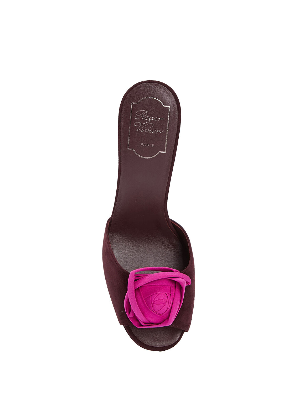 Roger Vivier Epine Kahverengi Kadın Süet Terlik görsel 4