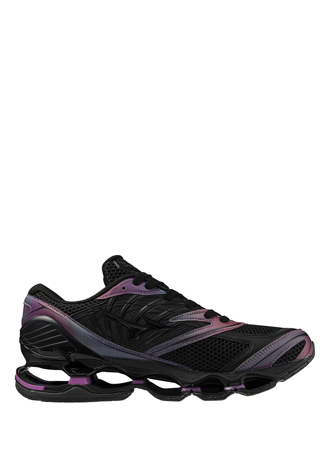 Mizuno Wave Prophecy Ls Siyah Mor Erkek Sneaker