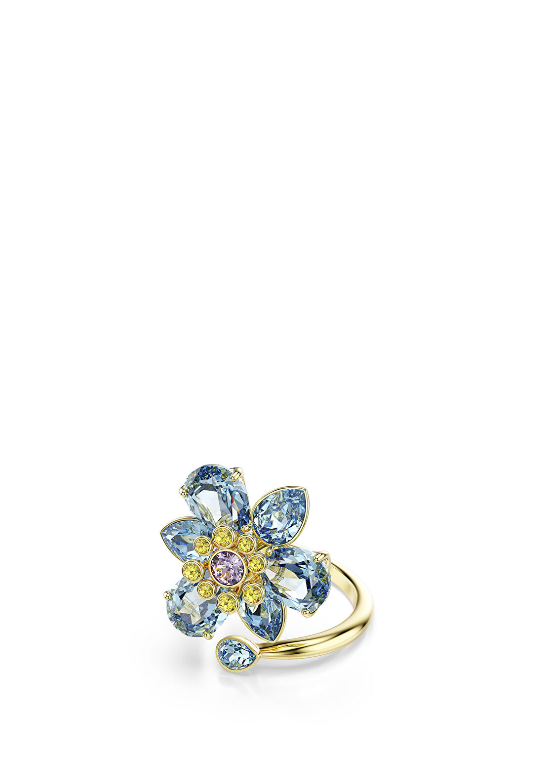 Swarovski Idyllia Blue Mul Gos Ring Kadın Yüzük