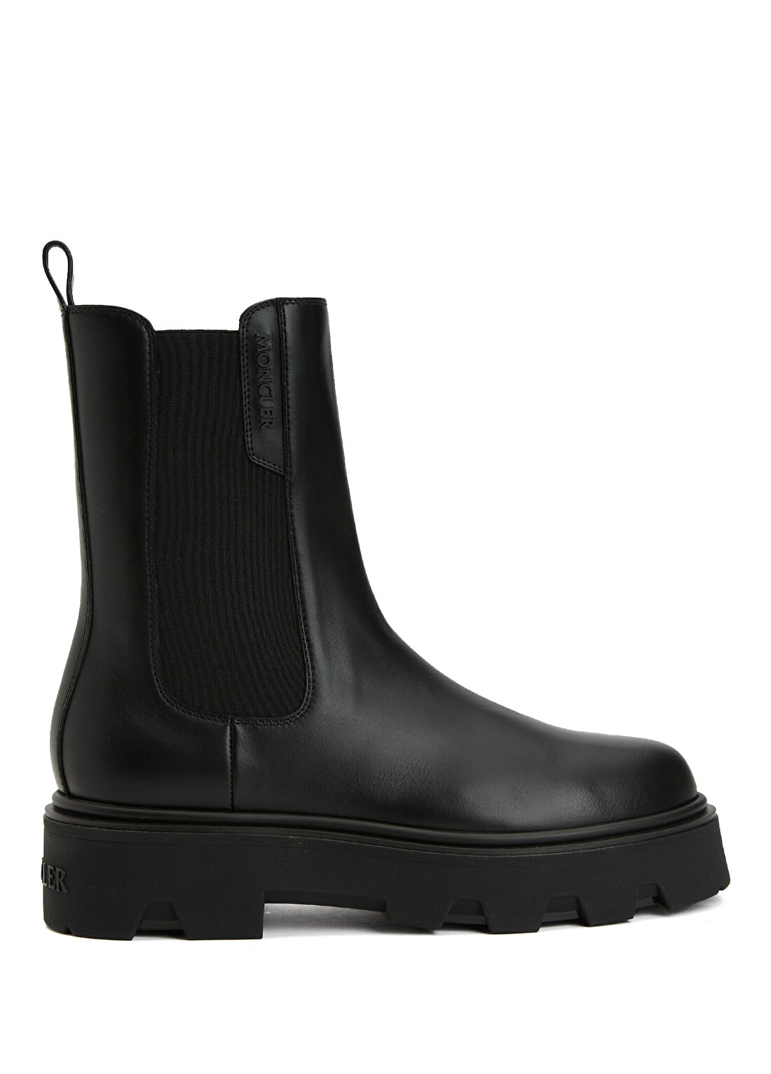 Moncler Siyah Kadın Deri Bot
