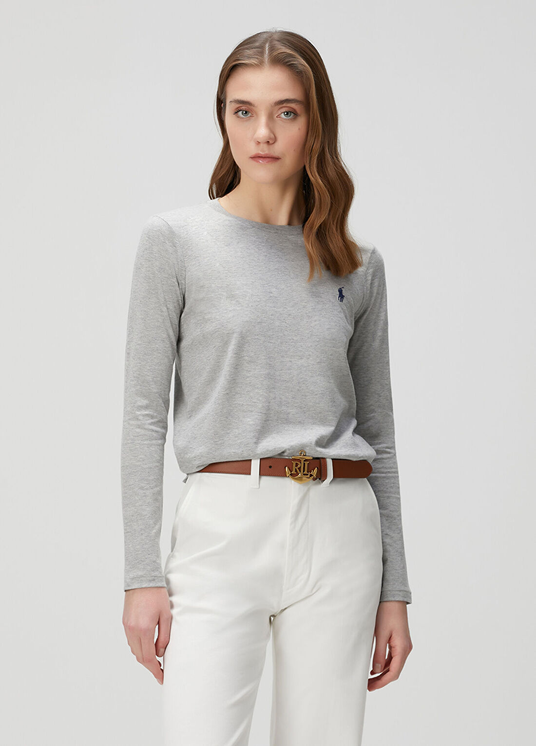 Polo Ralph Lauren Antrasit T-shirt görsel 3