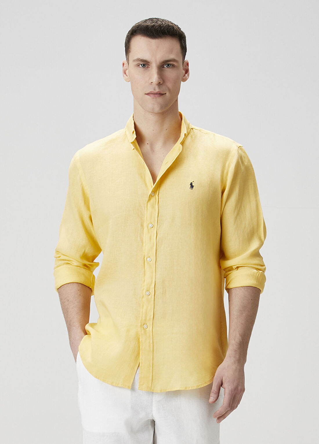 Polo Ralph Lauren Sarı Keten Gömlek