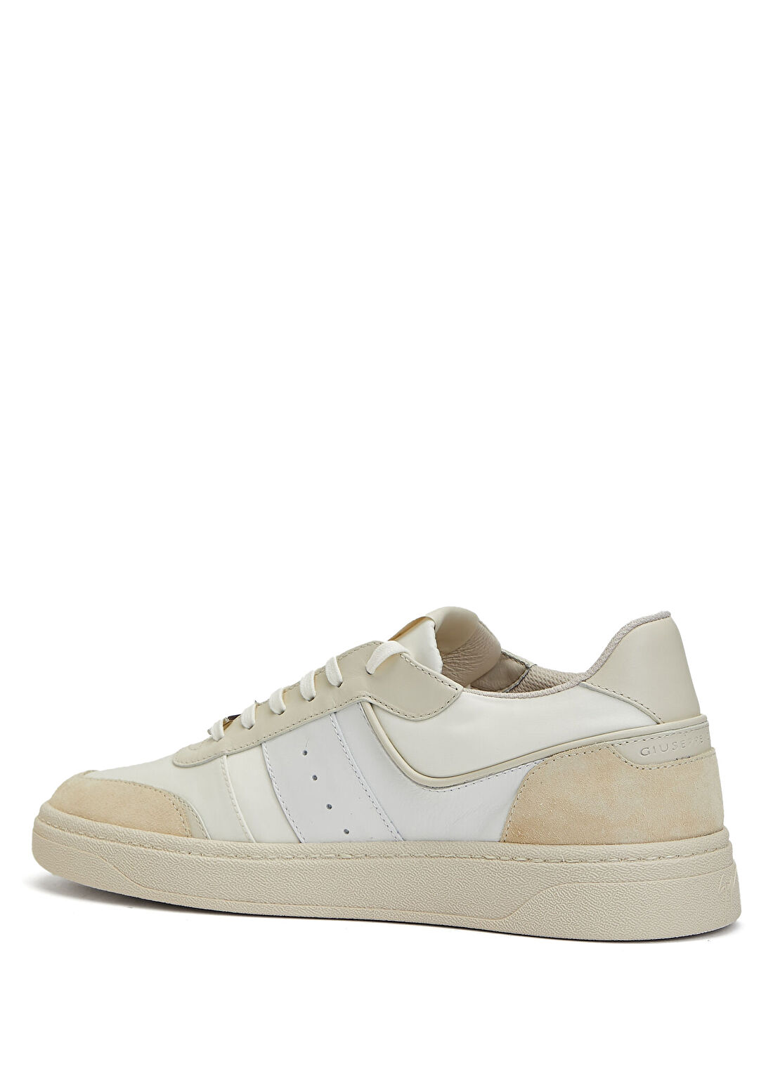 Giuseppe Zanotti Bej Erkek Deri Sneaker görsel 3