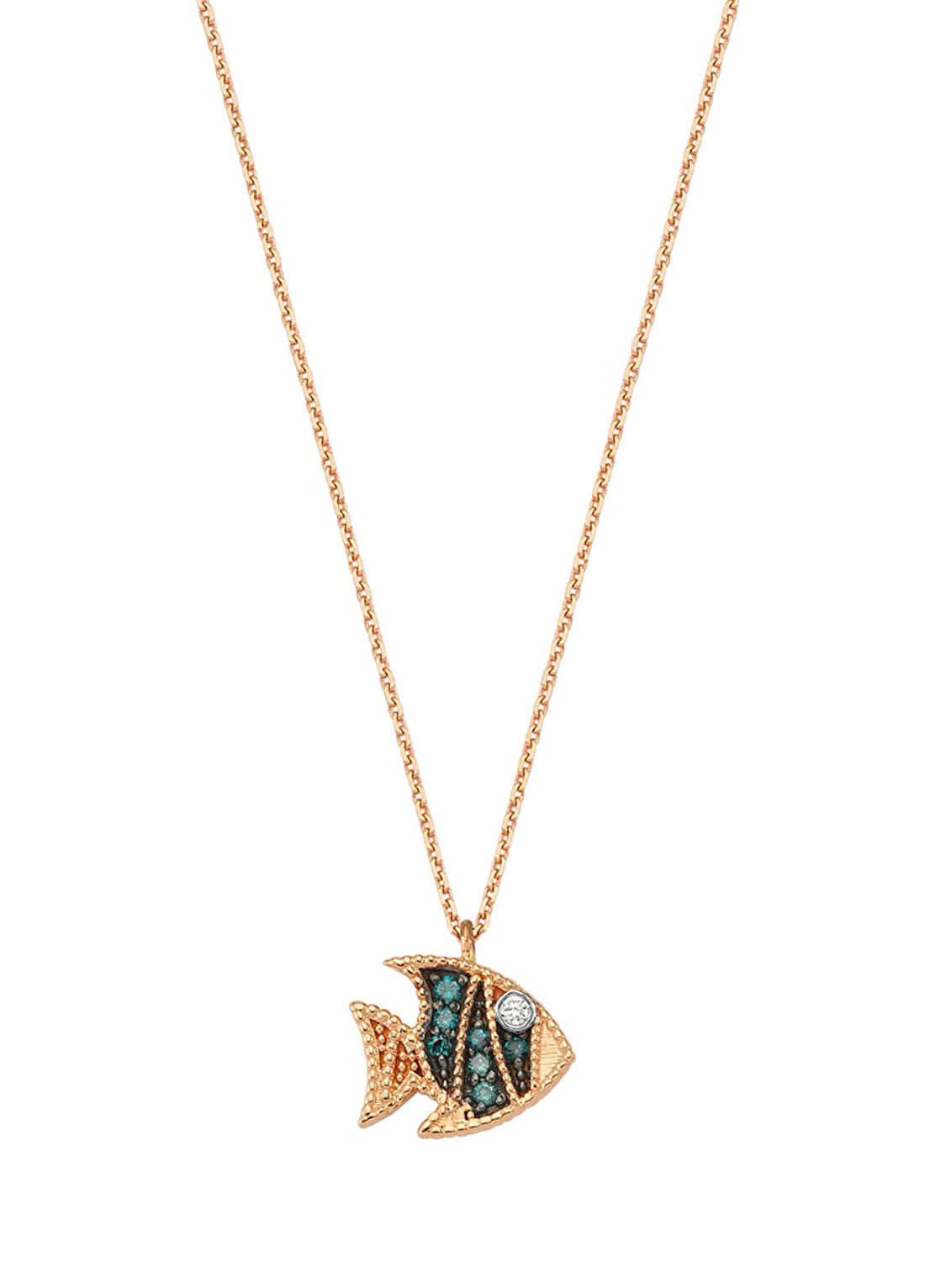 Bee Goddess Aqua Light Kadın Altın Kolye