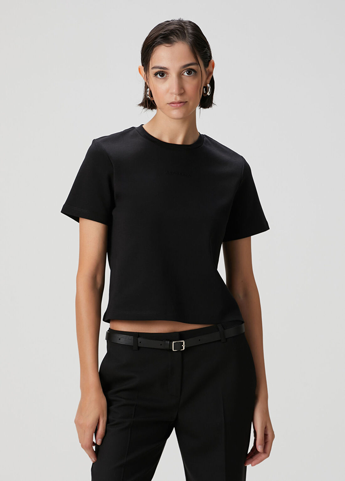 Academia Siyah T-shirt görsel 4
