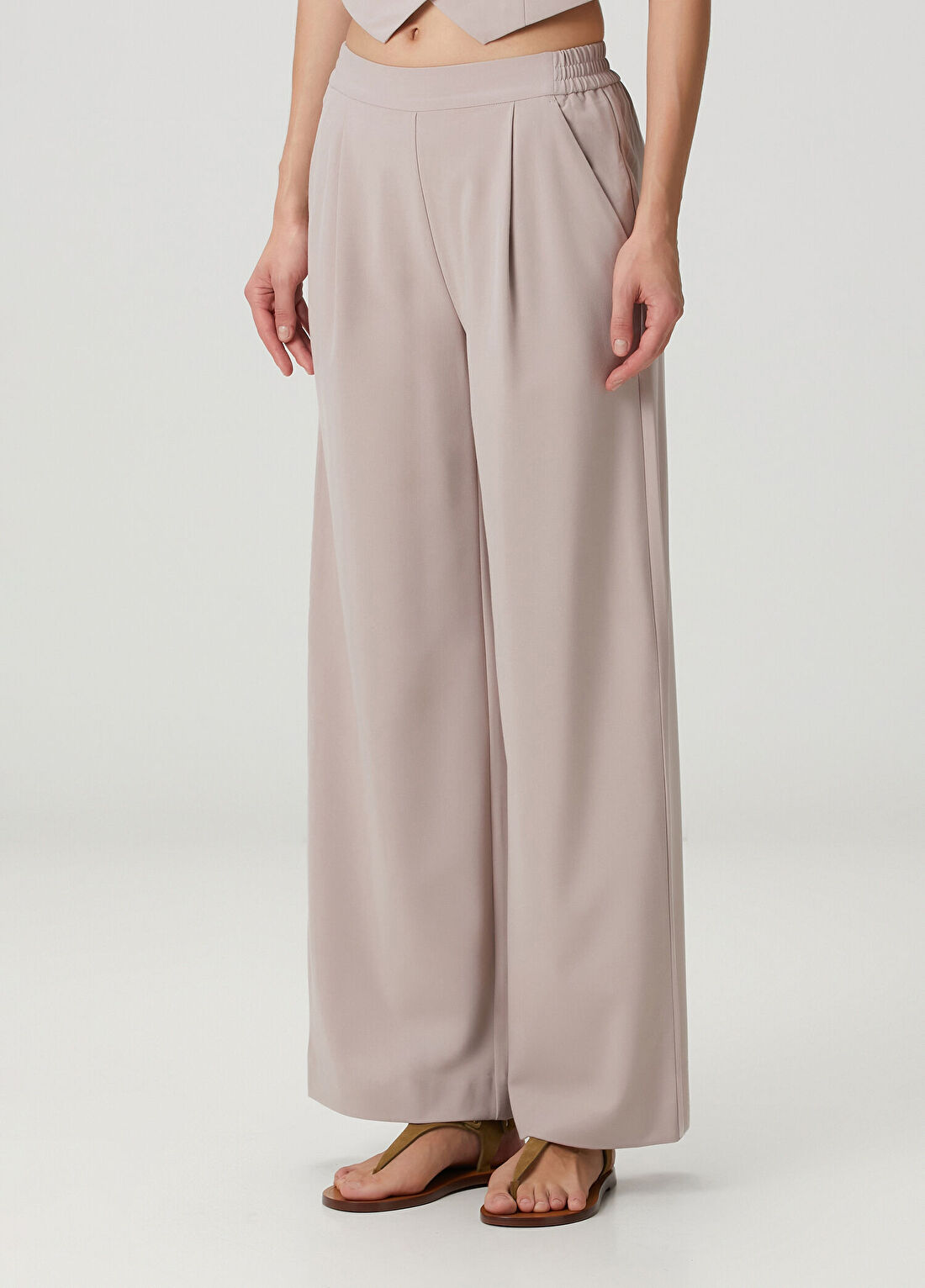 AllSaints Aleida Lila Pantolon görsel 3