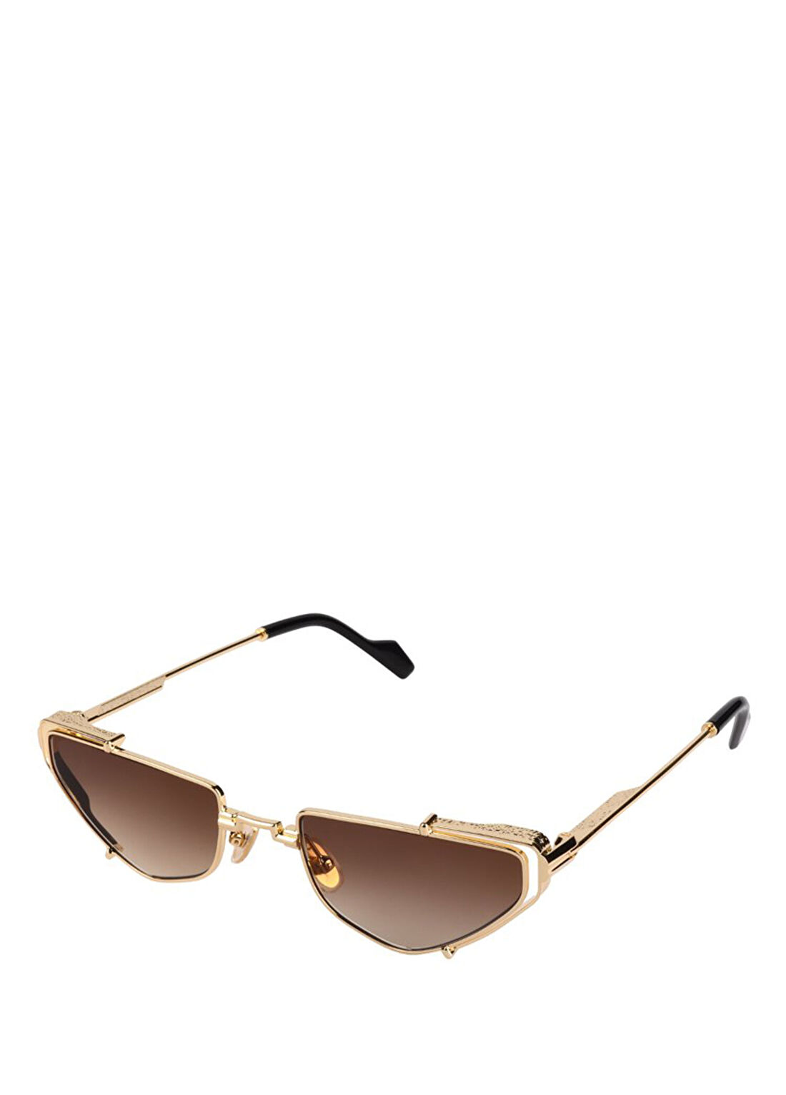 Original Vintage Sunglasses Twenties TW03 Gold-002 Altın Rengi Metal Unisex Güneş Gözlüğü