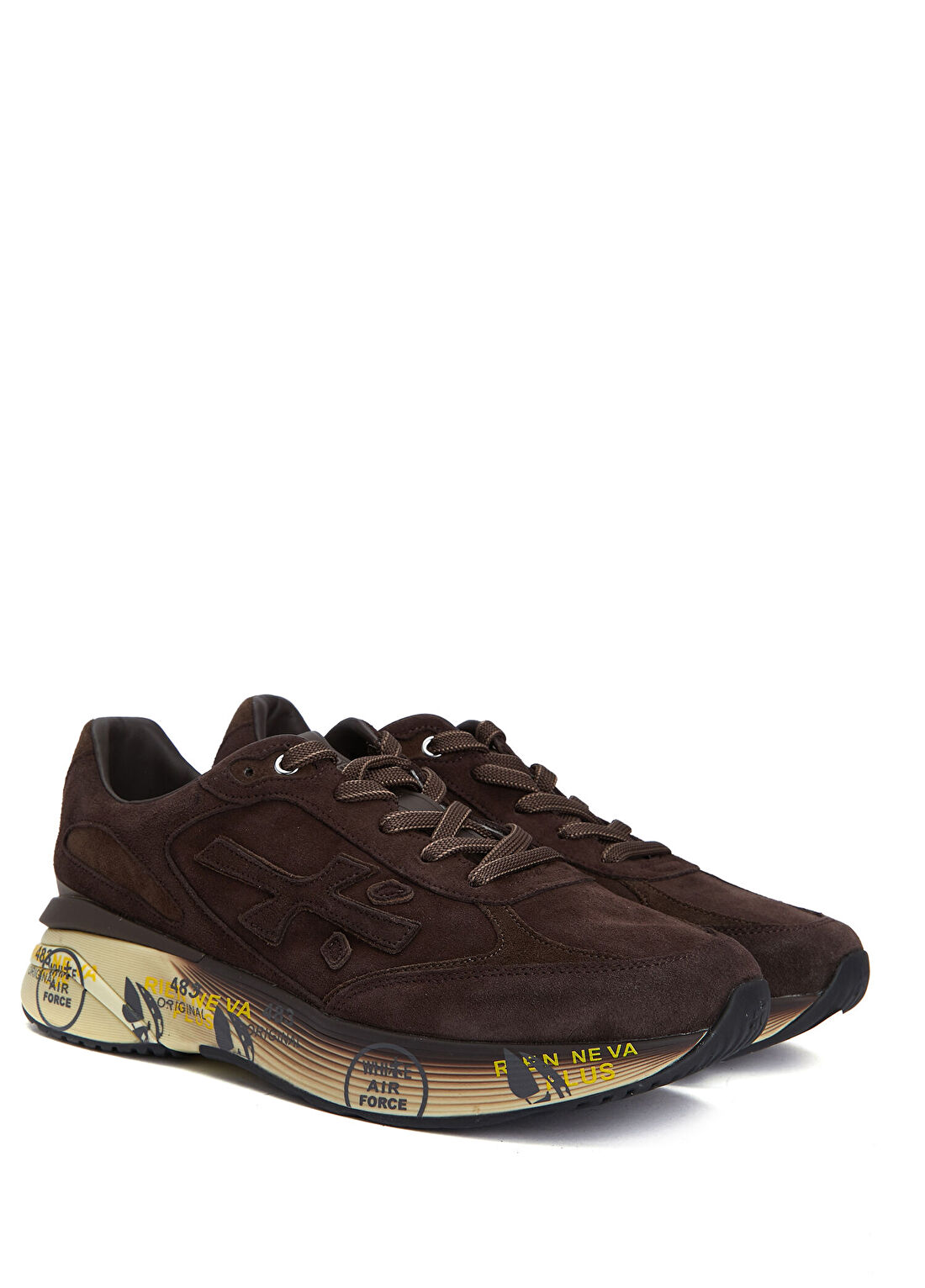 Premiata Moe Kahverengi Erkek Deri Sneaker görsel 2