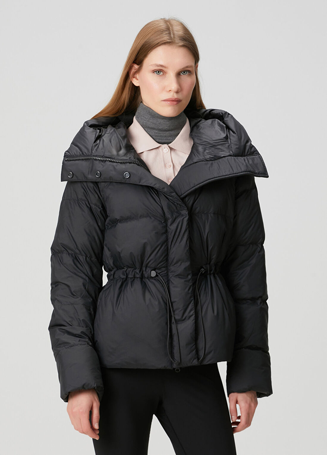Canada Goose Montgomery Siyah Puffer Mont