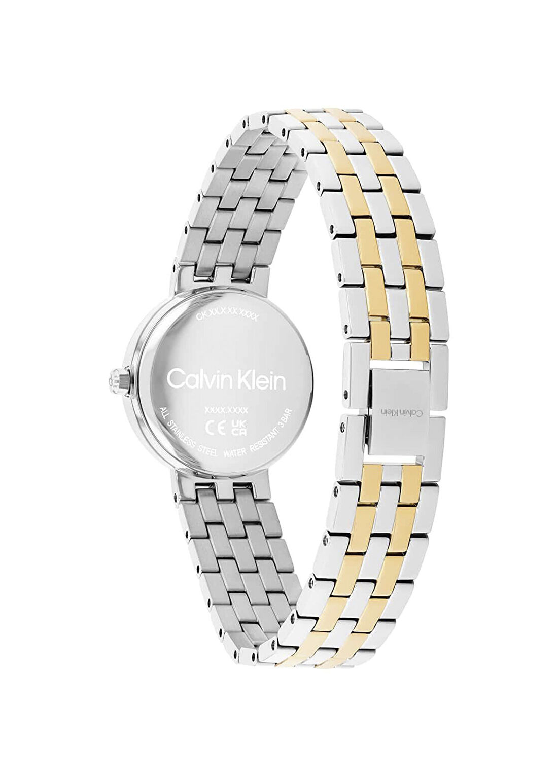 Calvin Klein CK25100188 Altın Rengi Metalik Gri Çelik Kadın Kol Saati görsel 3