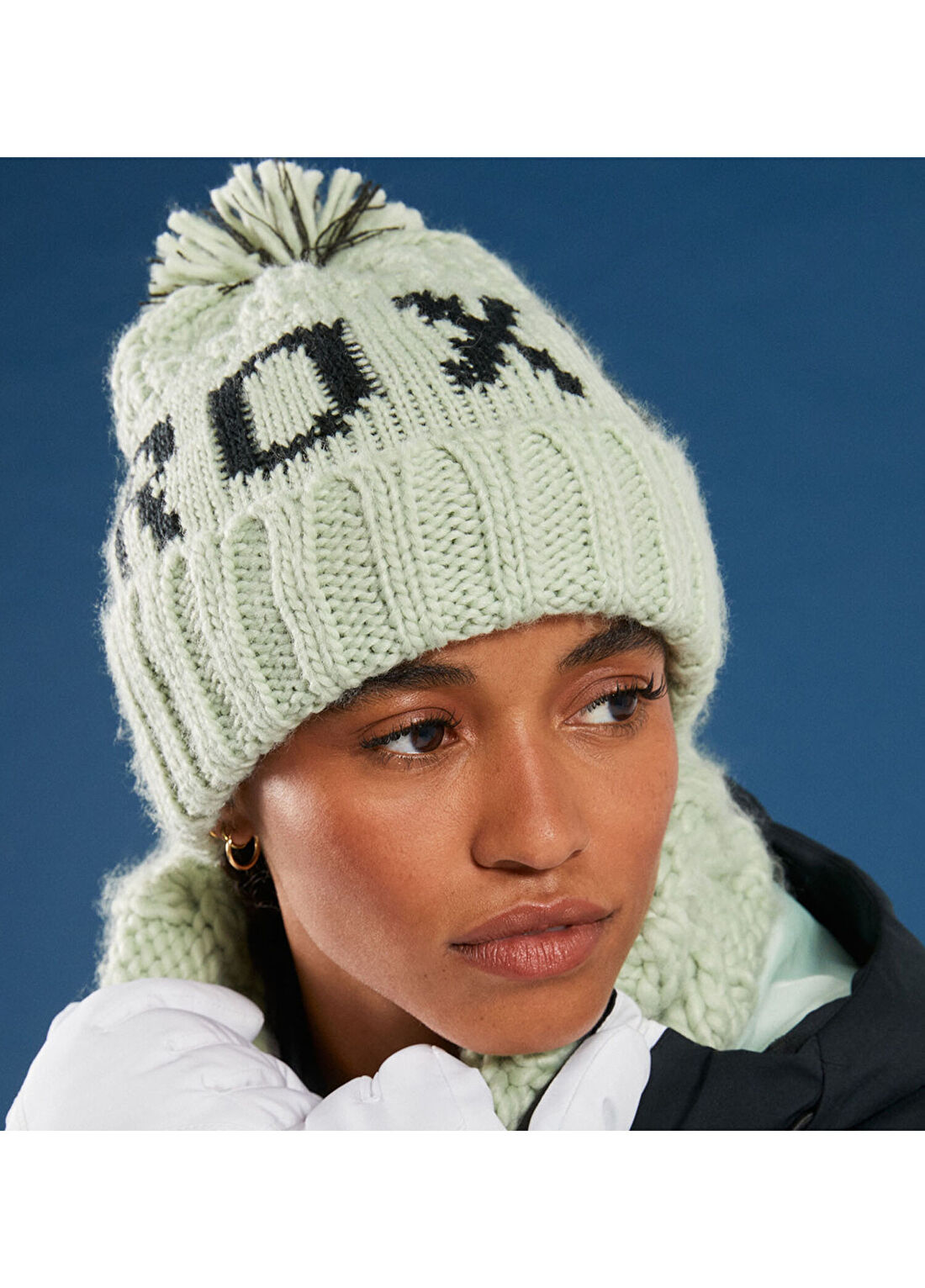 Roxy Tonic Beanie Yeşil Kadın Bere görsel 3