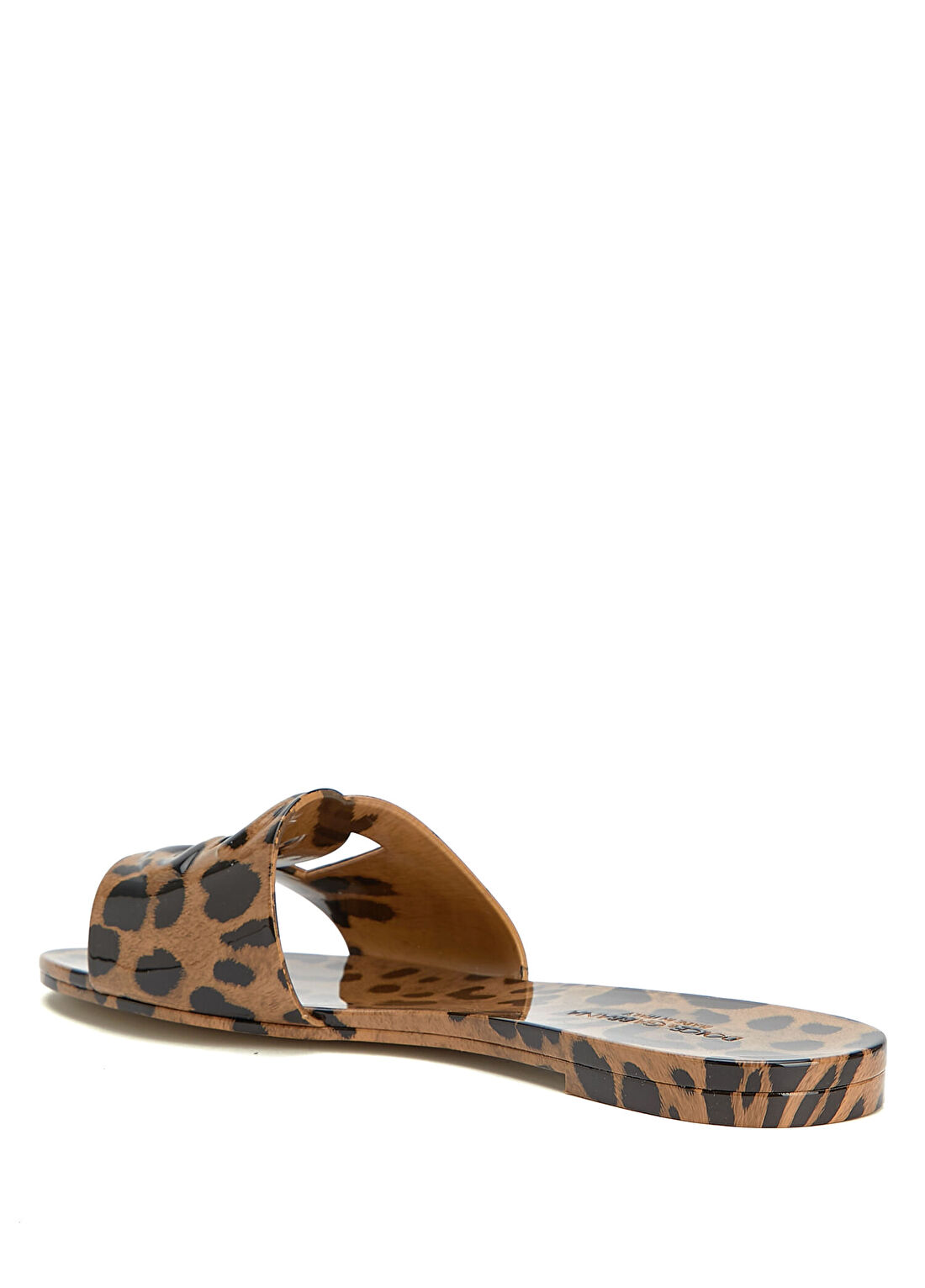 Dolce&Gabbana Leopar Desenli Kadın Plaj Terliği görsel 3