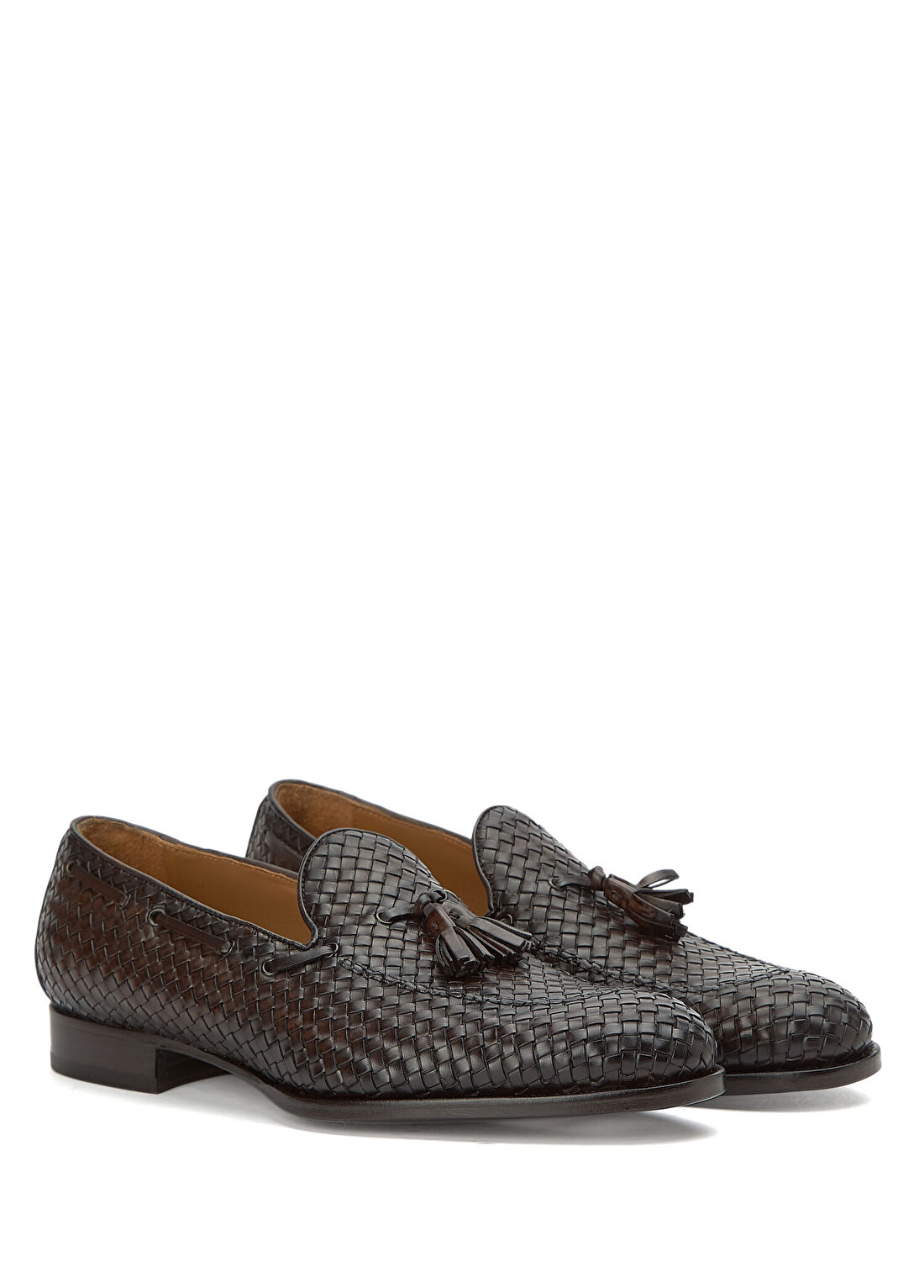 Kiton Koyu Kahverengi Erkek Deri Loafer görsel 2