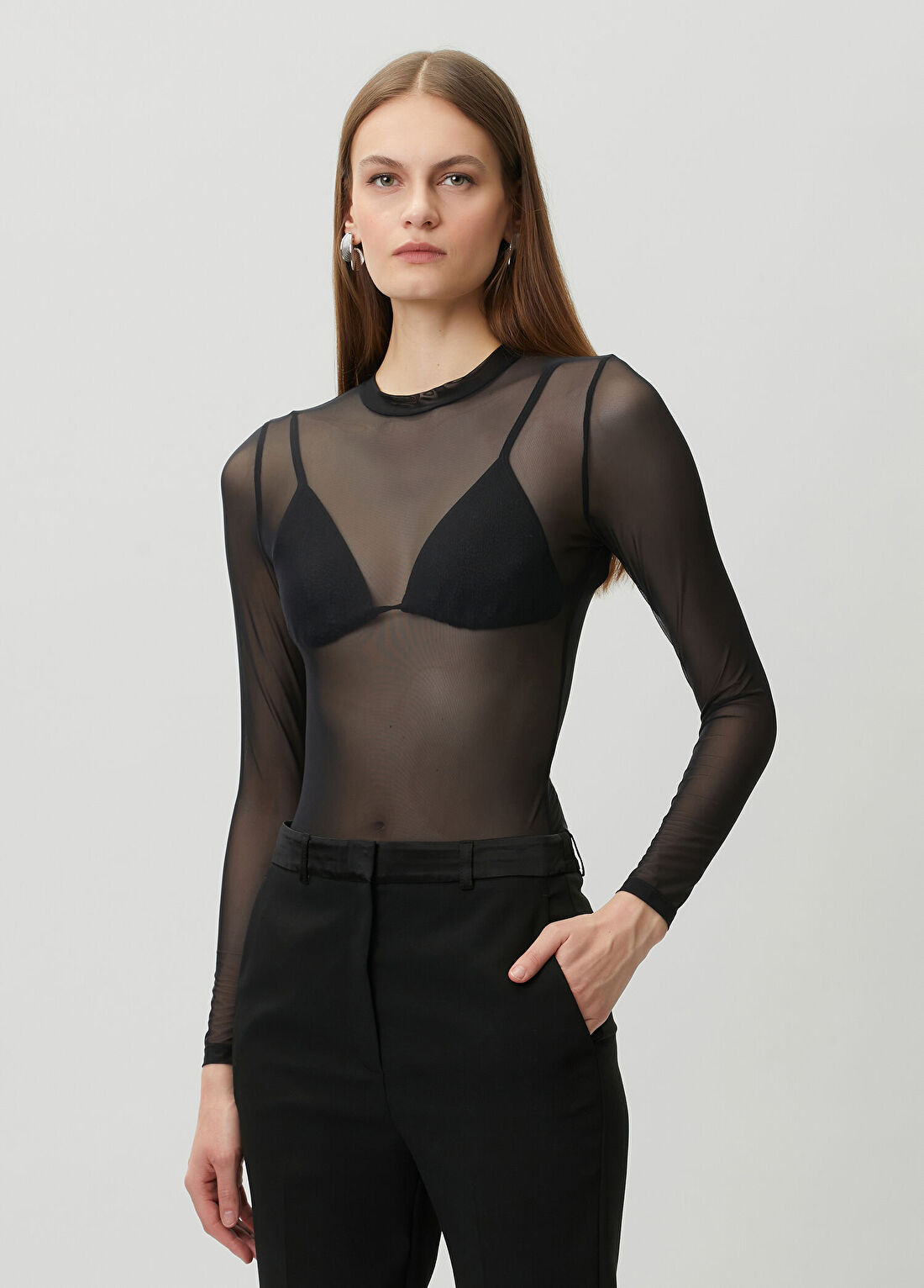 Undress Code Siyah Tül Body