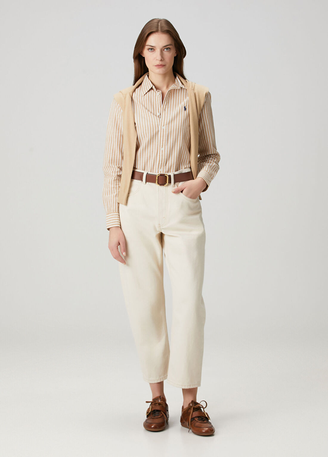 Polo Ralph Lauren Krem Jean Pantolon