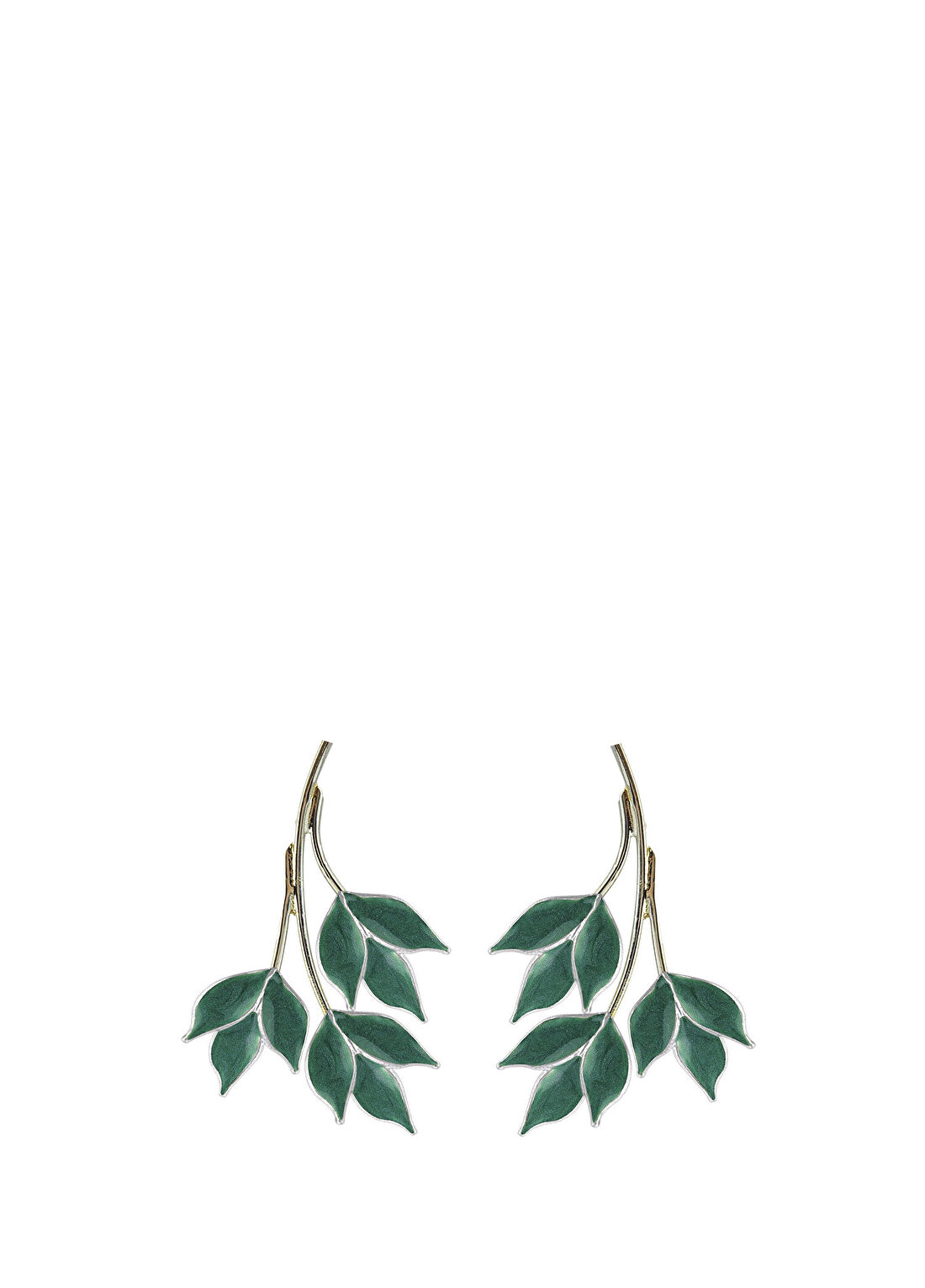 Ezra Baghaki Jewellery Zeytin Dalları 925 Ayar Gümüş Kadın Küpe