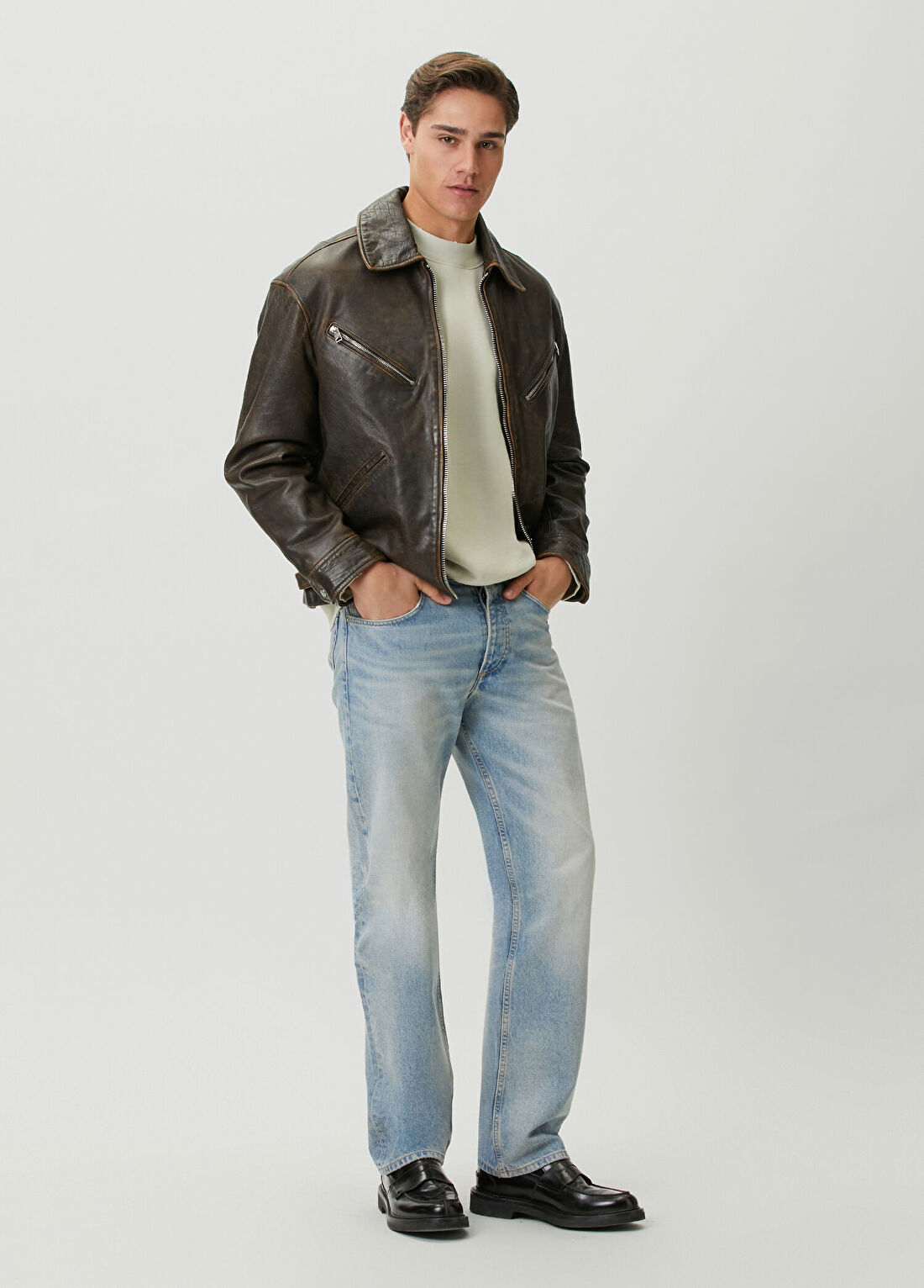 AllSaints Starday Deri Ceket