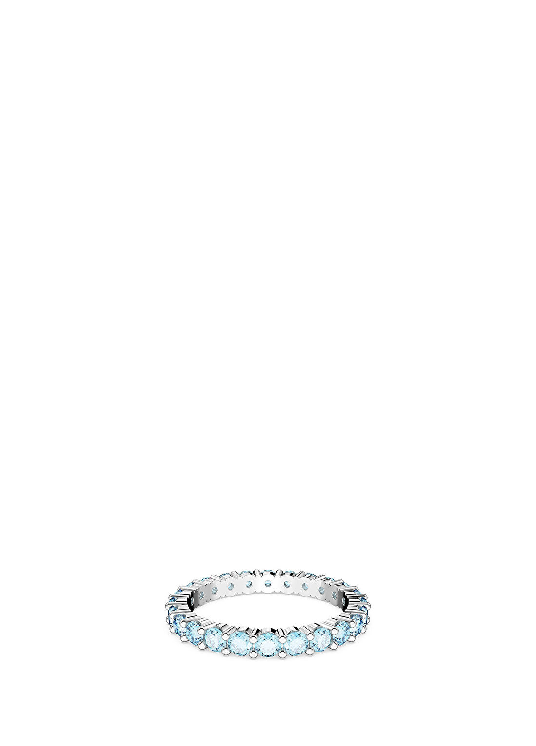 Swarovski Matrix Ring Aqua Blu Rhs Kadın Yüzük