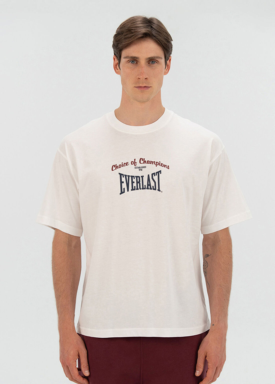 Everlast Heritage Champions Beyaz Kısa Kollu Unisex T-shirt
