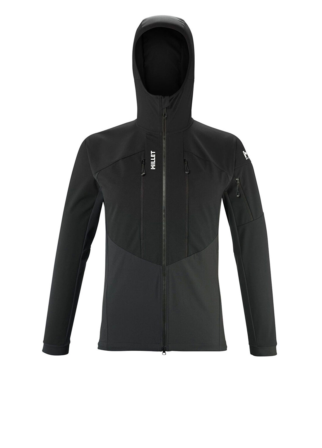 Millet White Softshell Siyah Erkek Spor Ceket