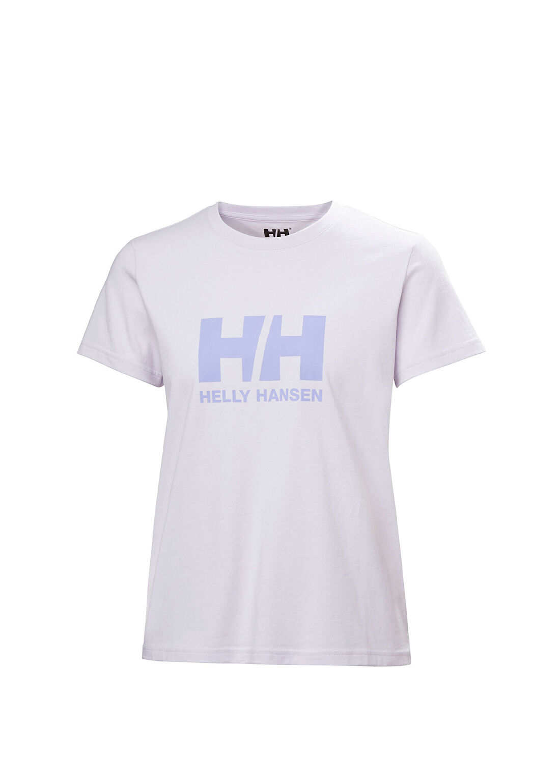 Helly Hansen W HH Logo 3.0 Purple Reflections Pamuklu Kısa Kollu Kadın T-Shirt görsel 4