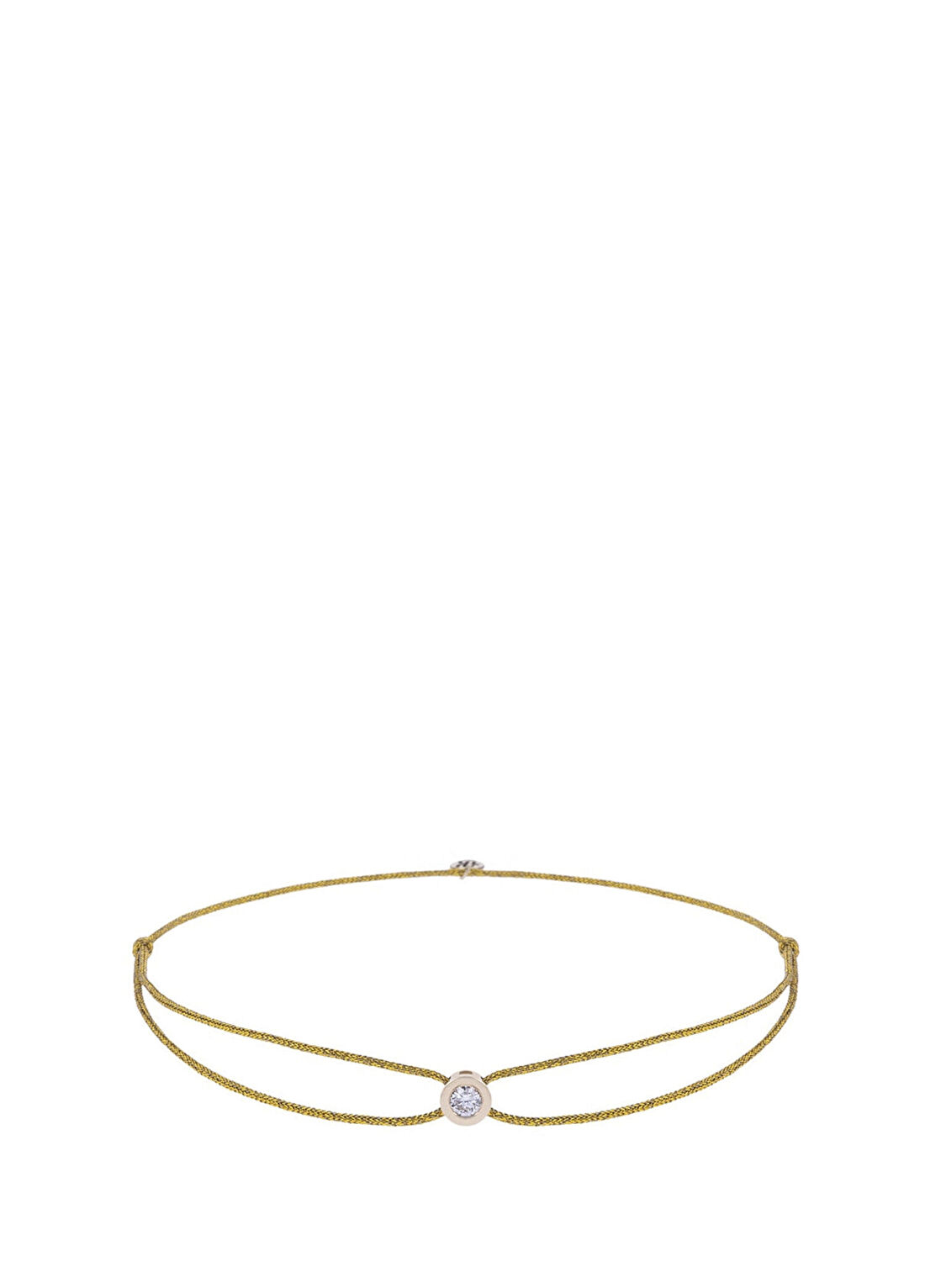 Juju Mini Circle 14 Ayar Altın Unisex İp Bileklik