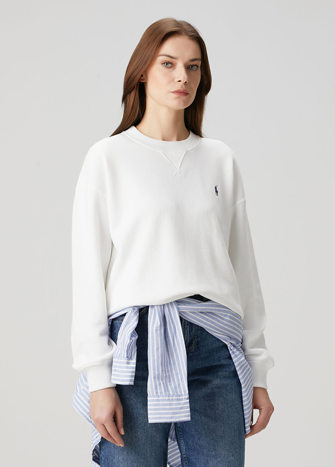 Polo Ralph Lauren Beyaz Sweatshirt görsel 3