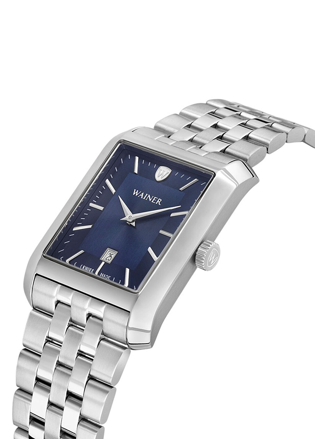 Wainer WA.21200-B Gümüş Erkek Kol Saati görsel 4