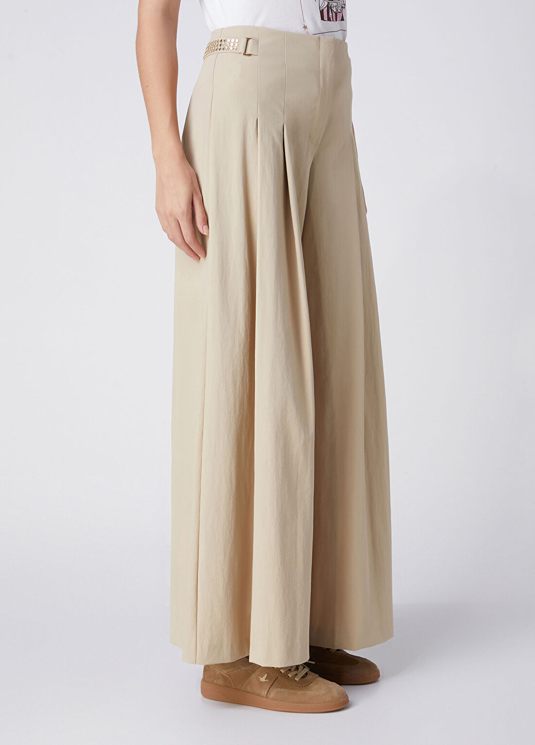 Beymen Club Bej Pileli Pantolon görsel 3