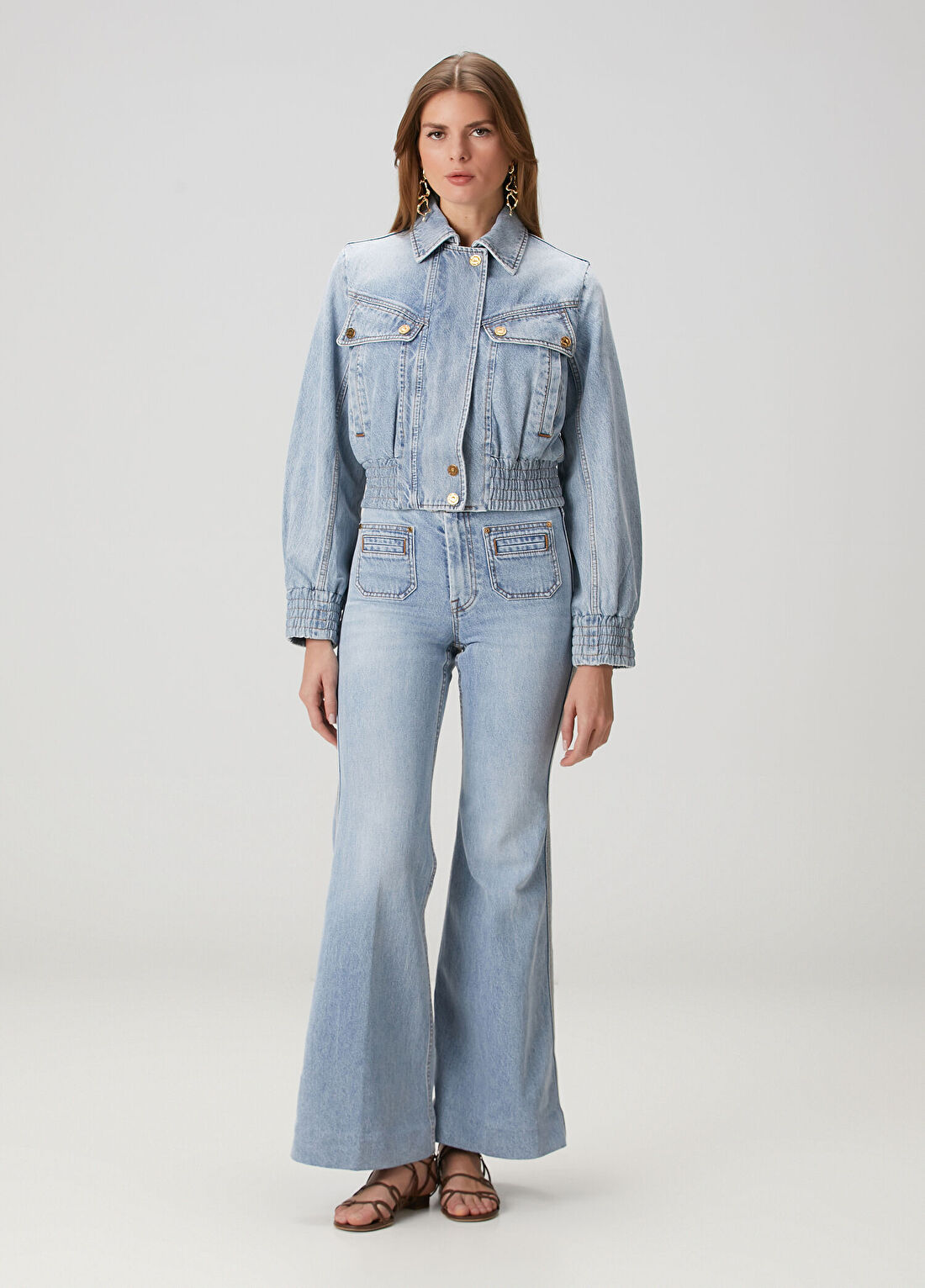 Zimmermann Mavi Flare Jean Pantolon