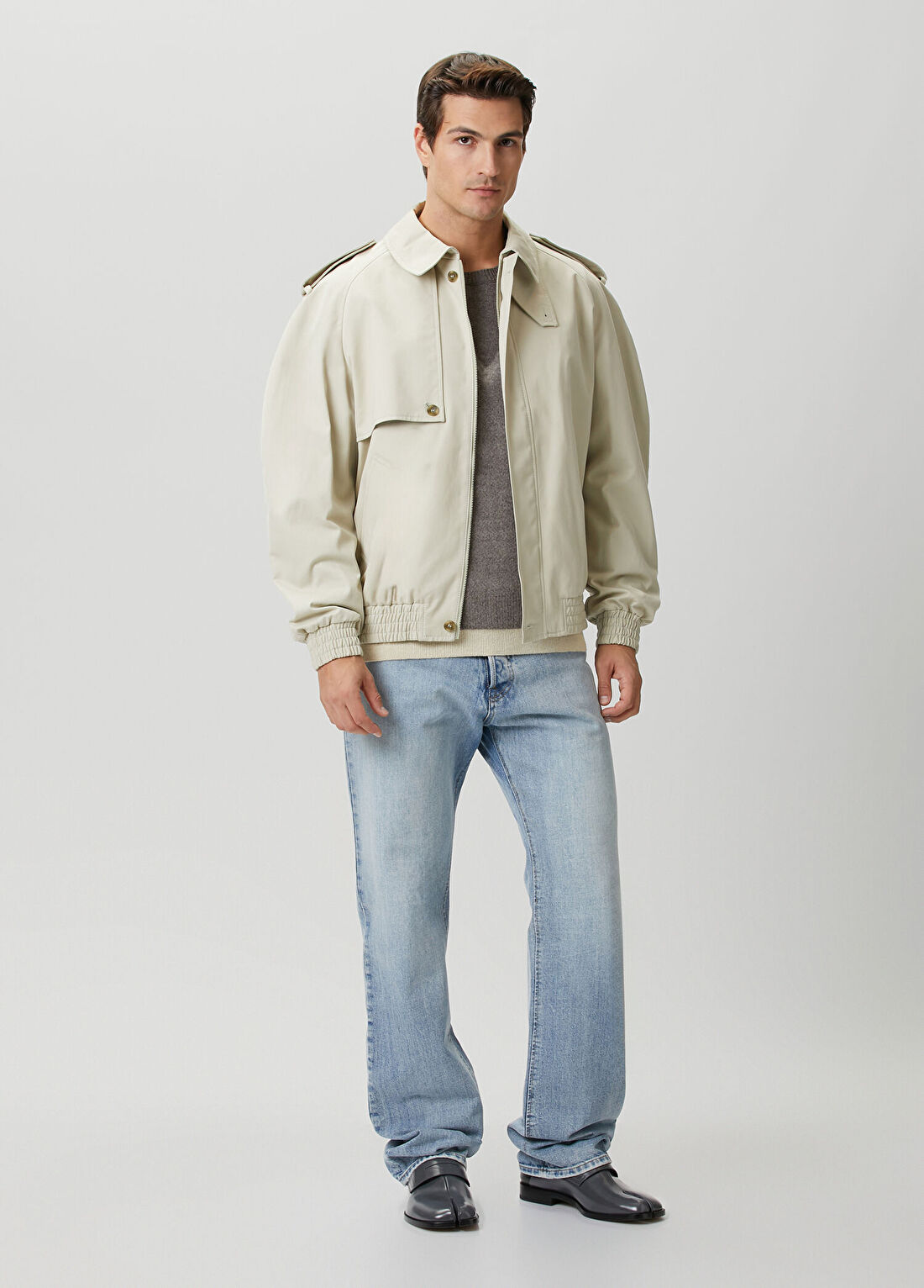 MM6 Maison Margiela Ekru Mont görsel 2