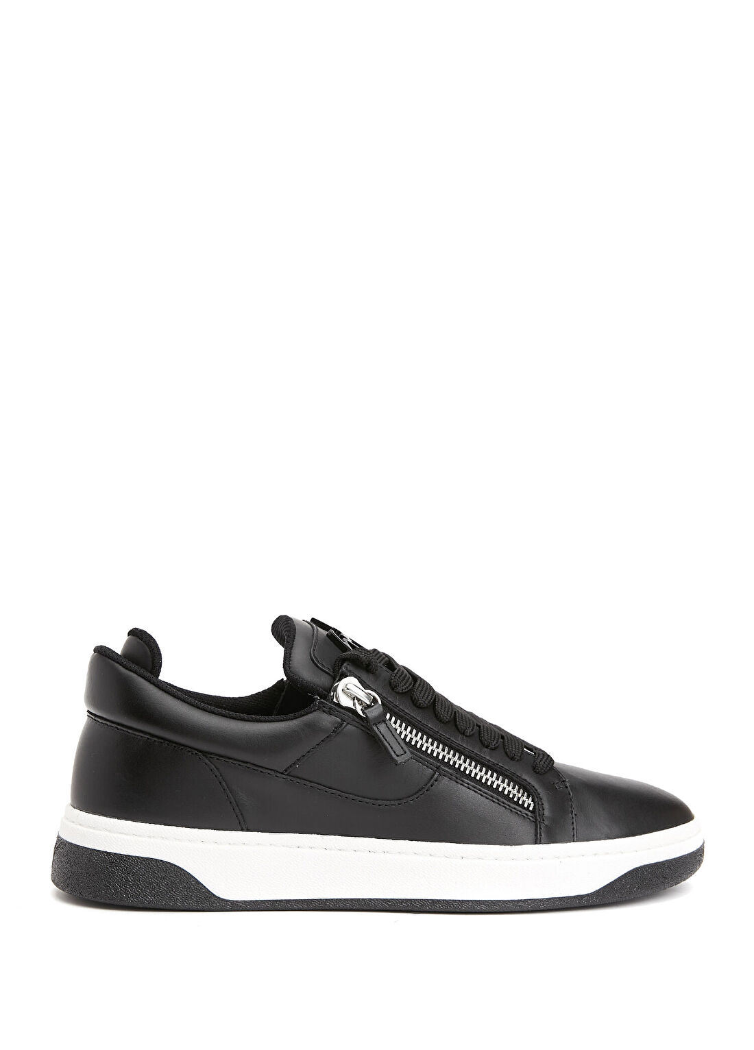Giuseppe Zanotti Siyah Erkek Deri Sneaker