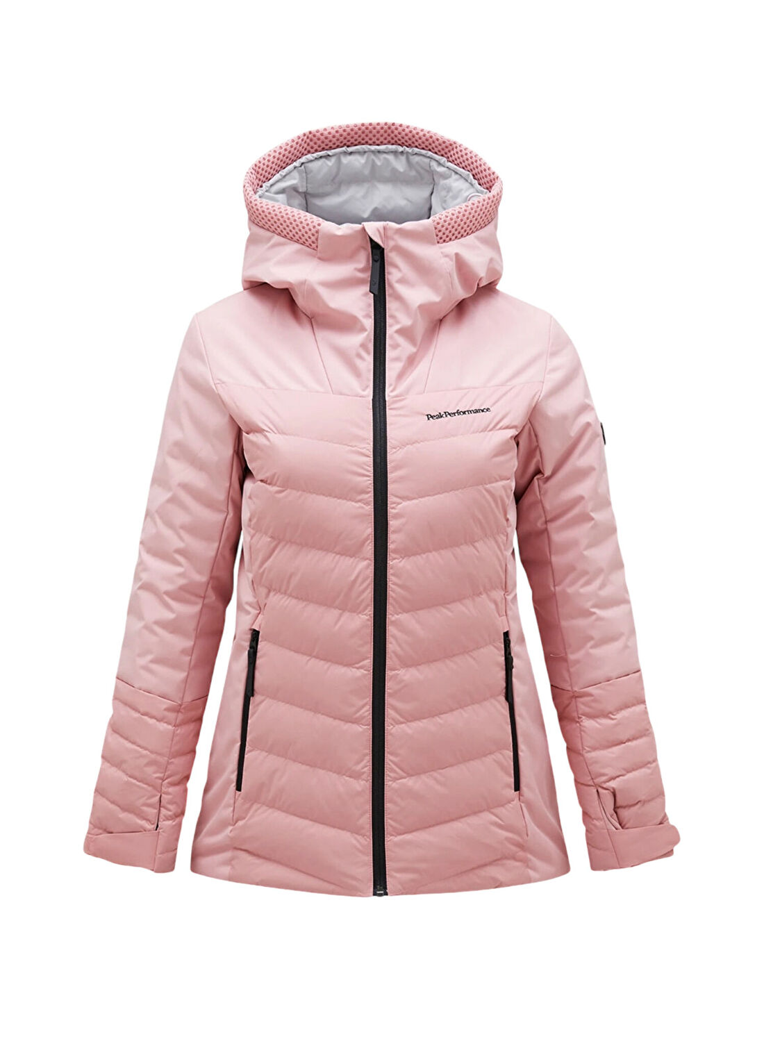 Peak Performance Blackfire Pembe Kapüşonlu Kadın Kayak Snowboard Montu
