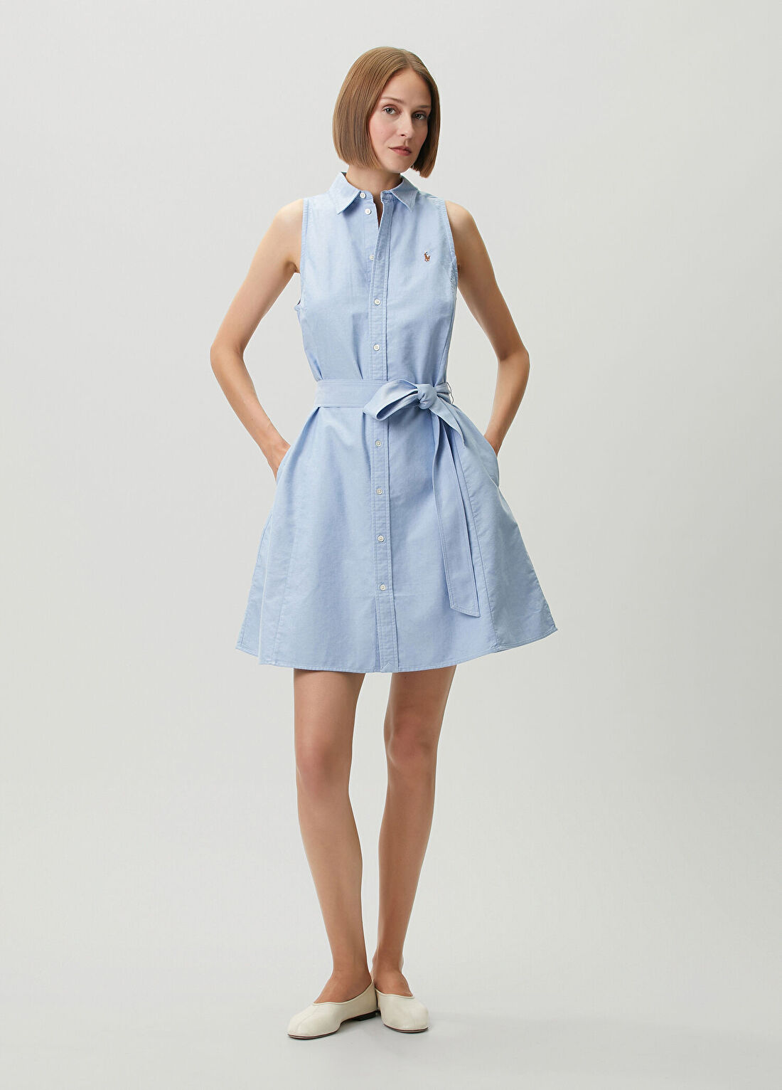 Polo Ralph Lauren Mavi Mini Polo Elbise