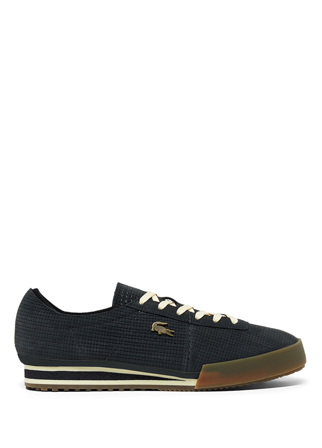 Lacoste Aura Koyu Gri Nubuk Deri Erkek Sneaker
