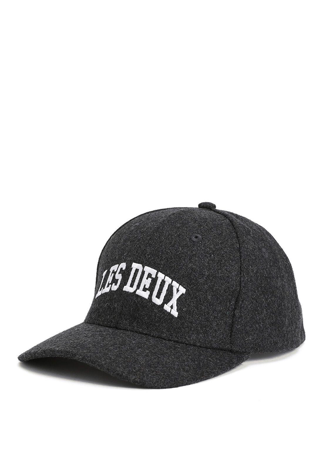 Les Deux Collage Gri logo Nakışlı Erkek Şapka