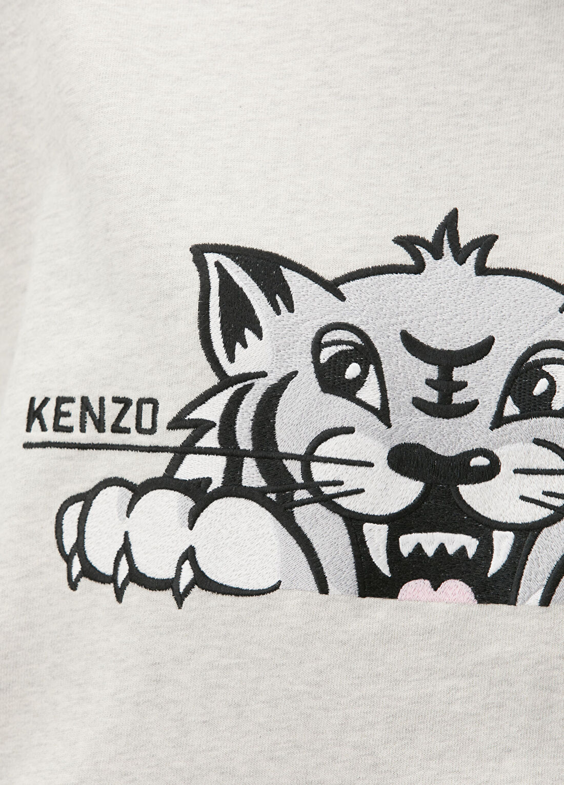 Kenzo Gots Happy Tiger Gri T-shirt görsel 4