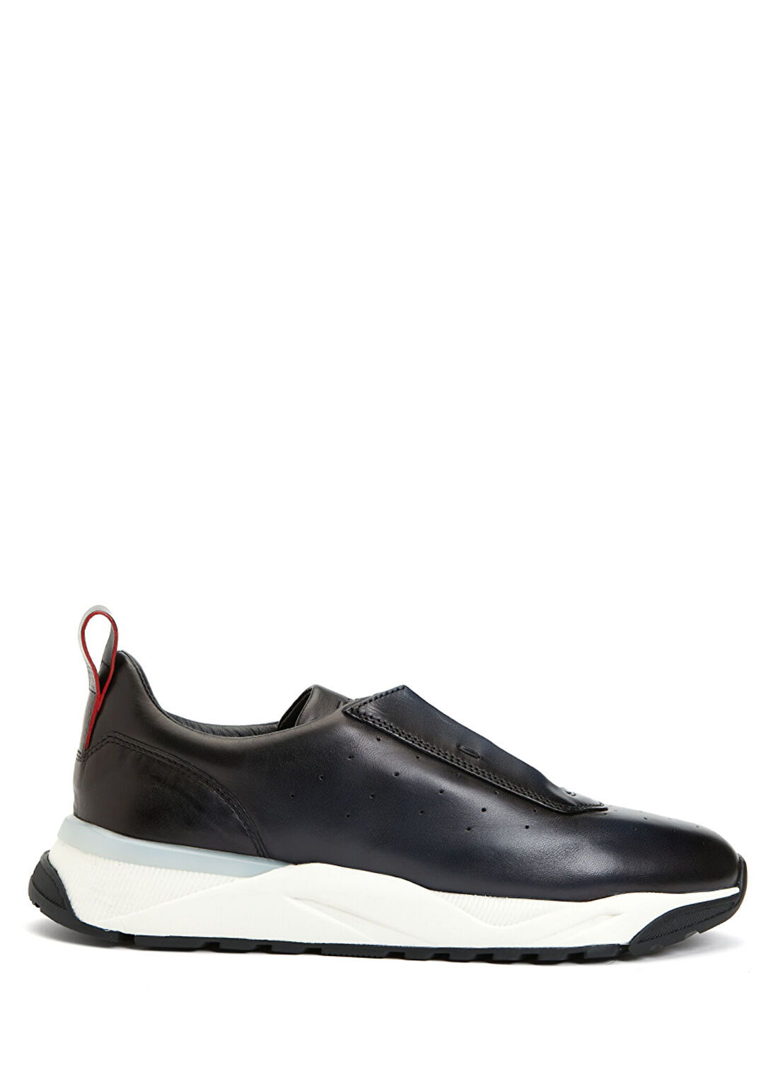 Santoni Sport Mavi Erkek Deri Sneaker