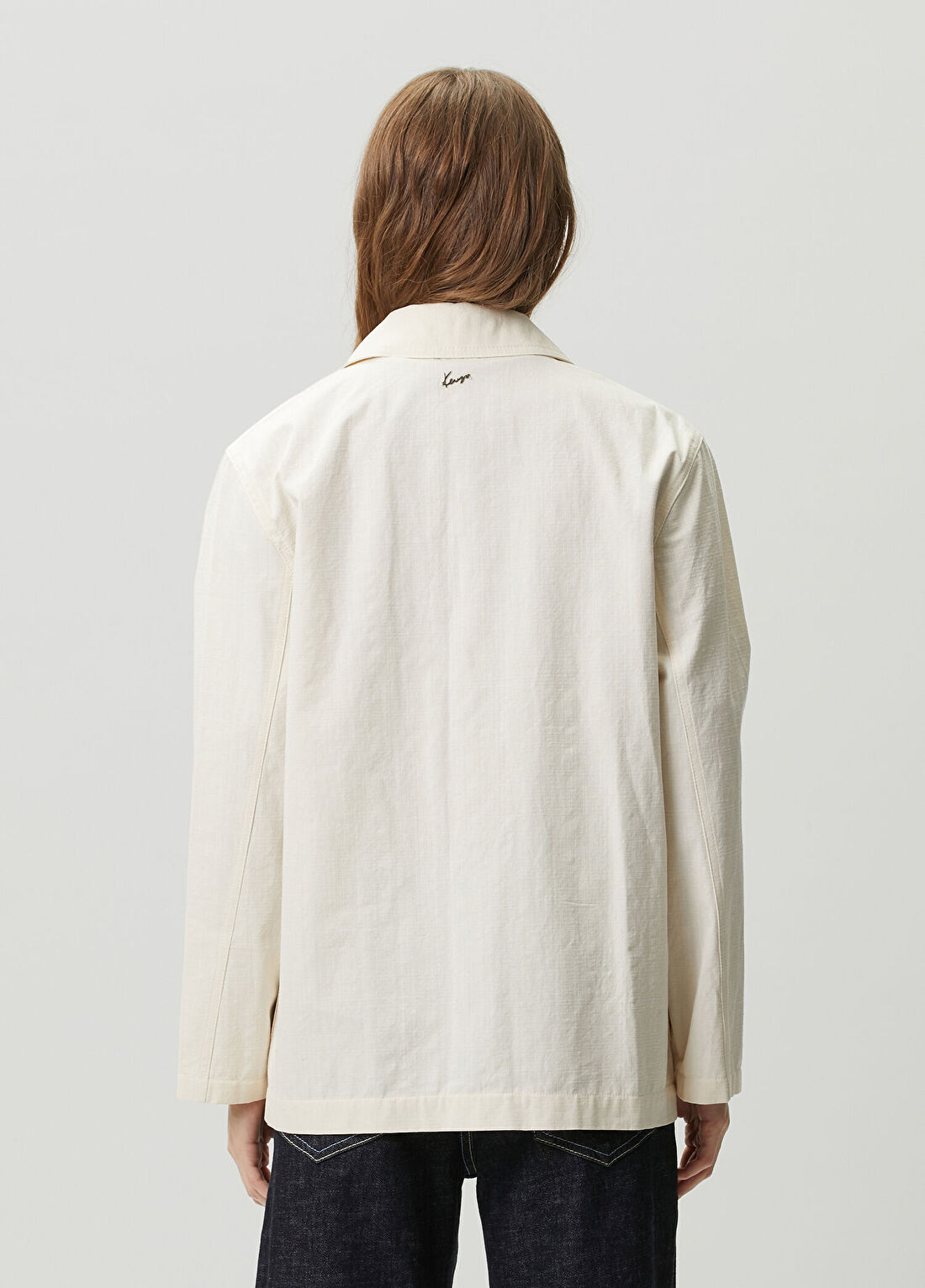 Kenzo Badges Ekru Blazer görsel 4