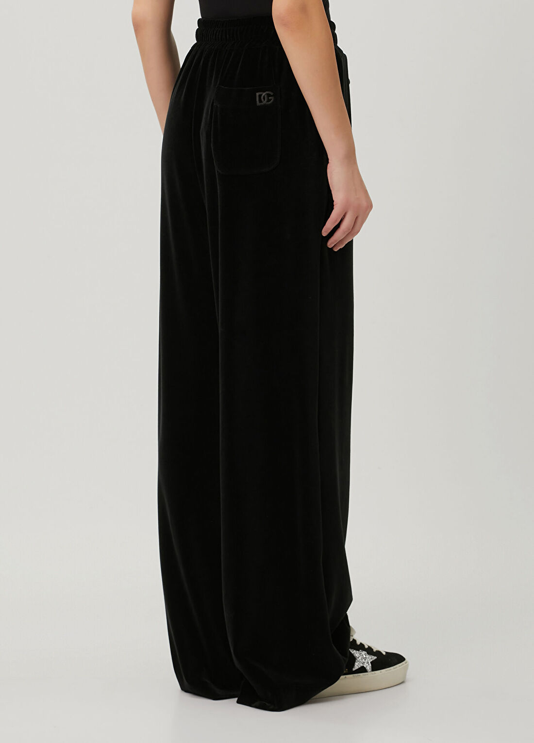 Dolce&Gabbana Siyah Şönil Pantolon görsel 4
