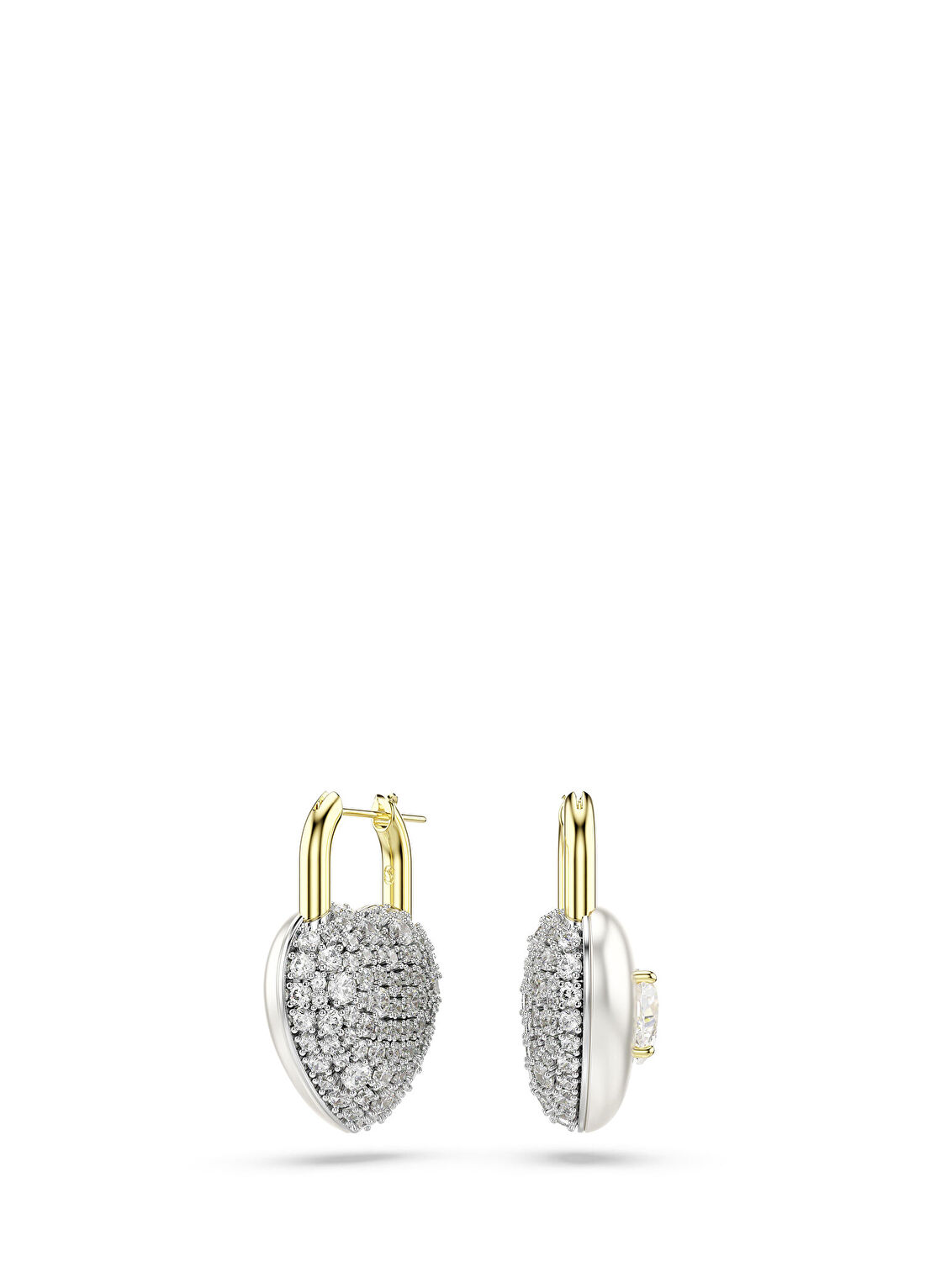 Swarovski Idyllia Beyaz Altın Rengi Kaplama Kadın Küpe