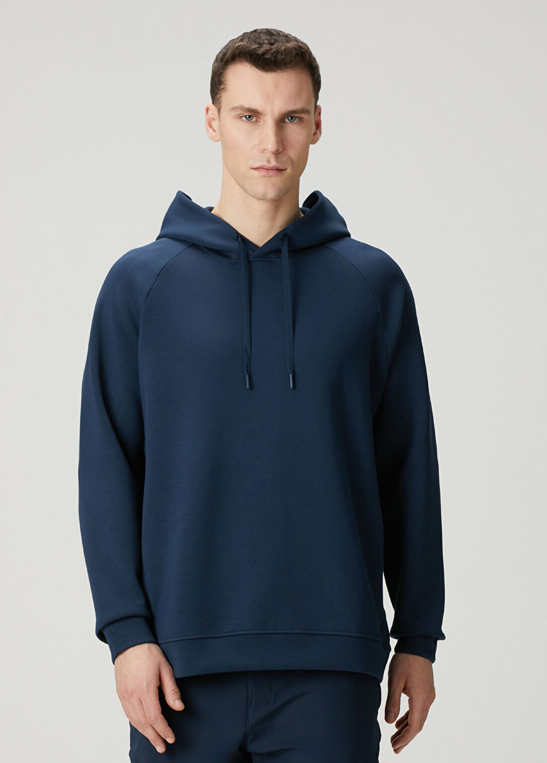 lululemon Smooth Spacer Lacivert Kapüşonlu Sweatshirt