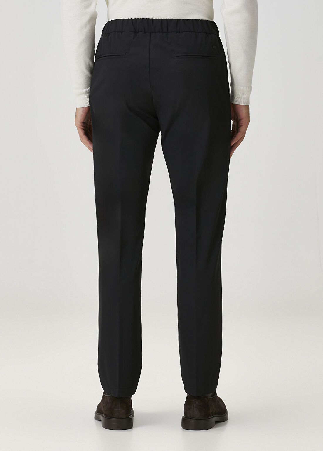 Herno Siyah Beli Kordonlu Pantolon görsel 3
