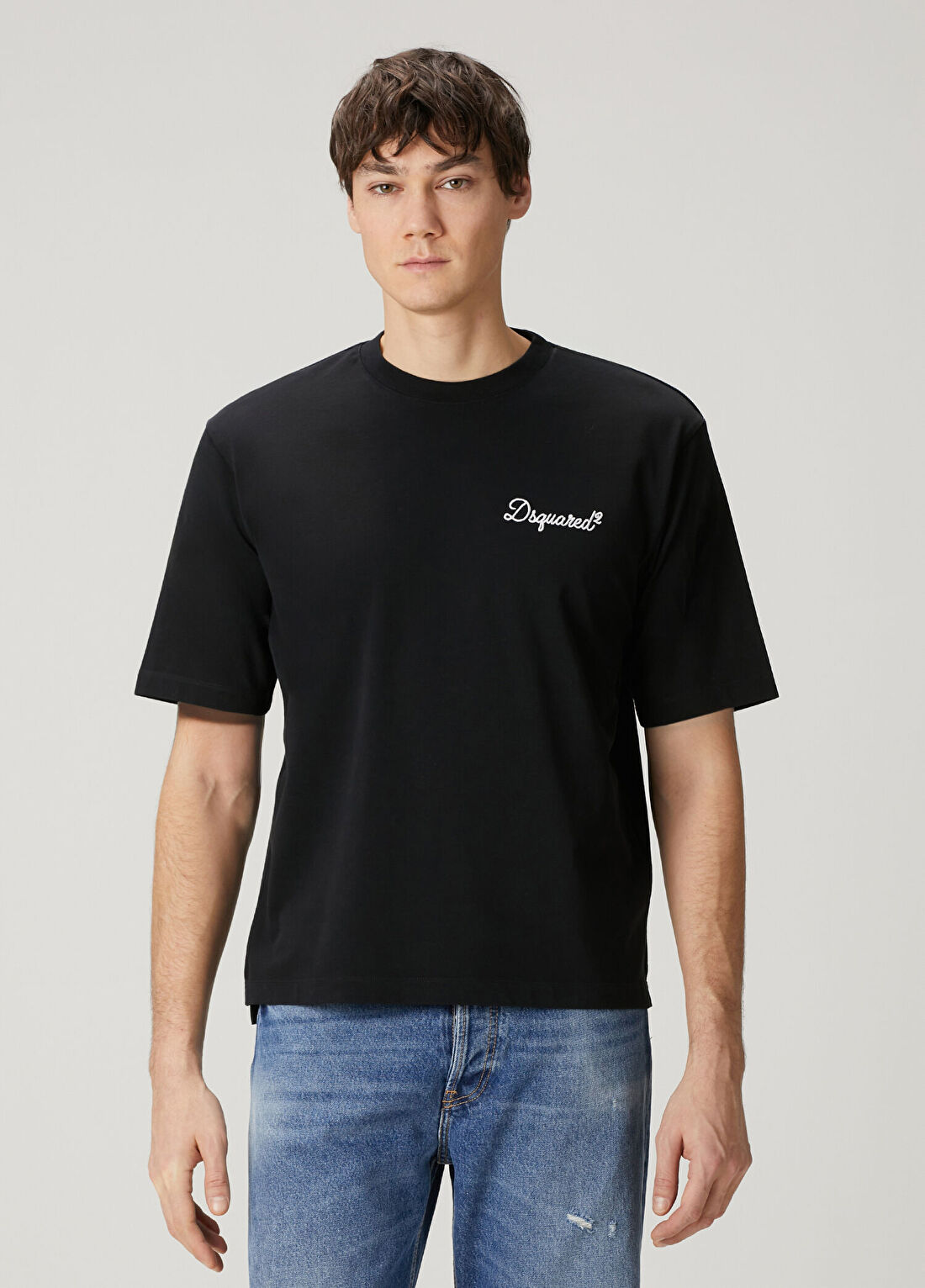 Dsquared2 Siyah Logo Nakışlı T-shirt