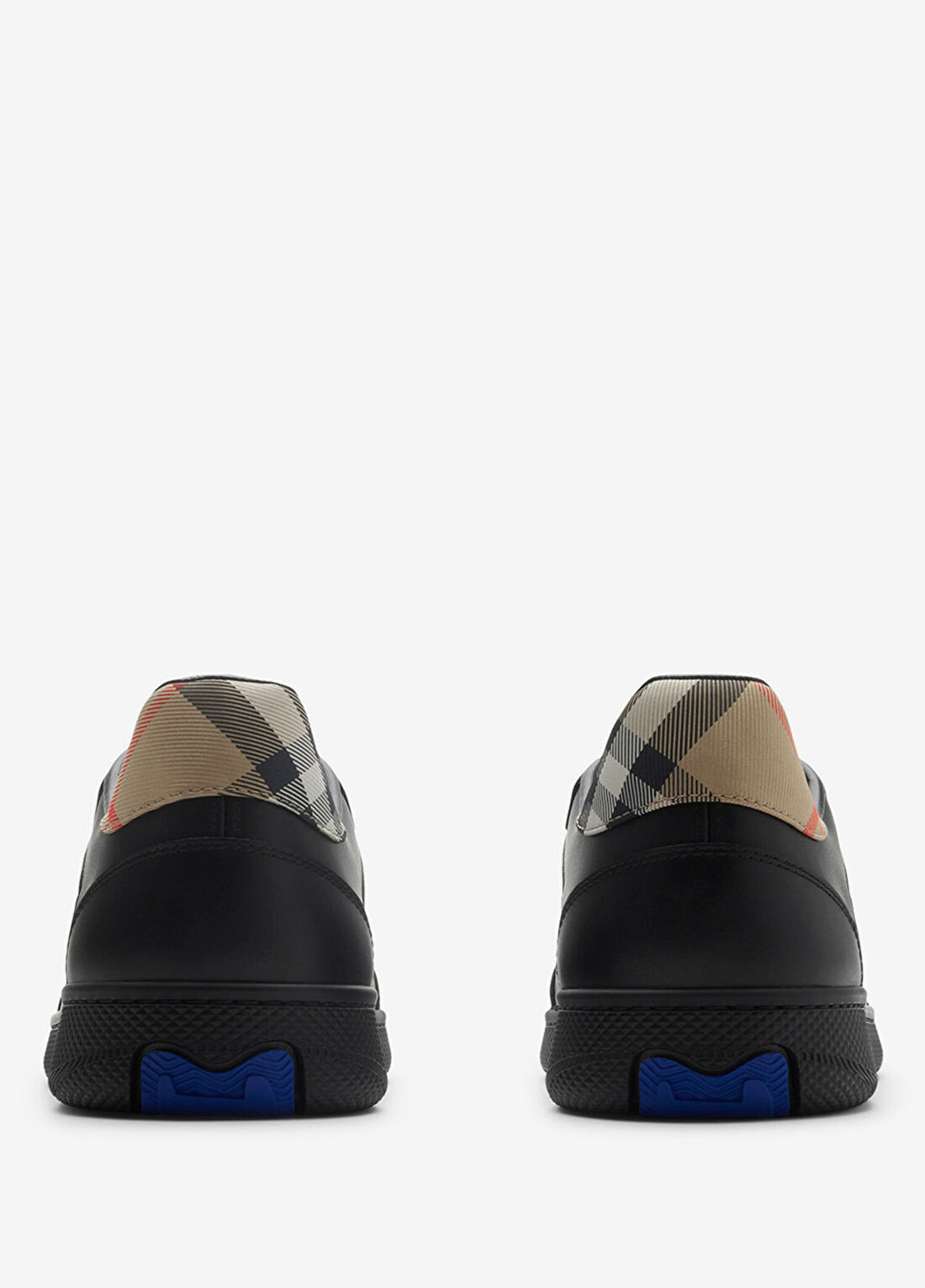 Burberry Mix Leather And Terrace Siyah Deri Erkek Sneaker görsel 3
