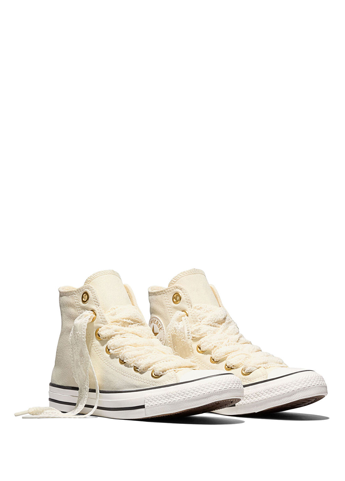Converse Chuck Taylor All Star Krem Unisex Sneaker görsel 2