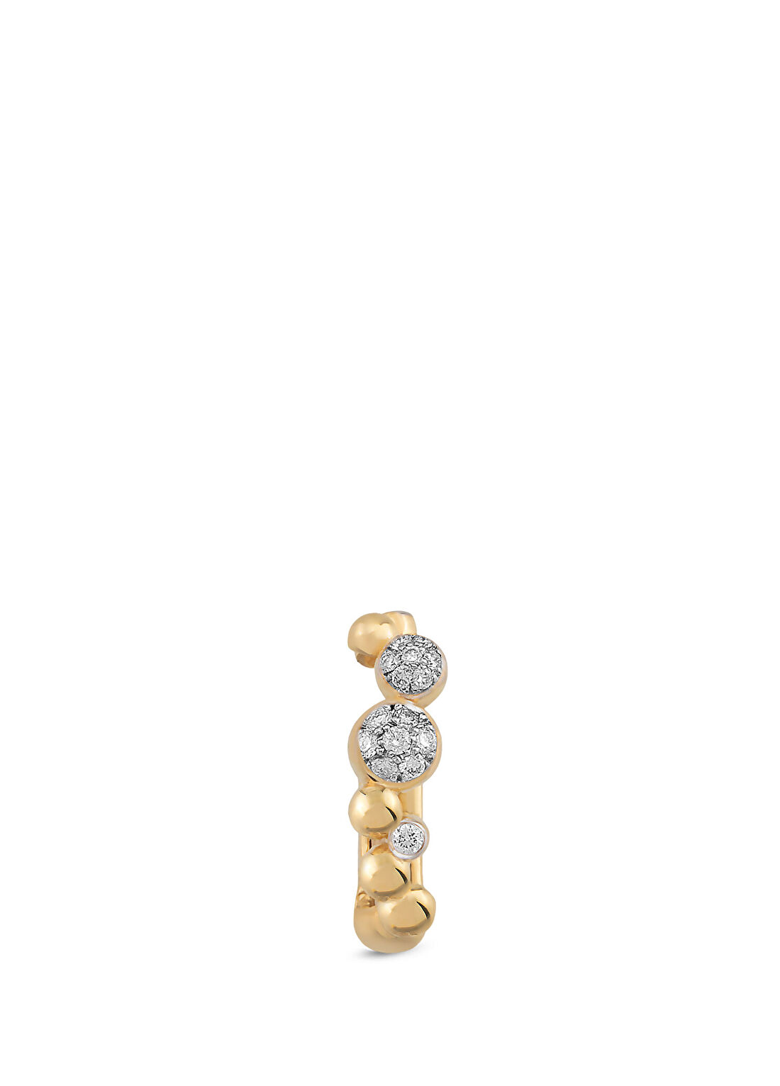 Rita Fine Jewelry Bubble Maxi Kadın Altın Küpe