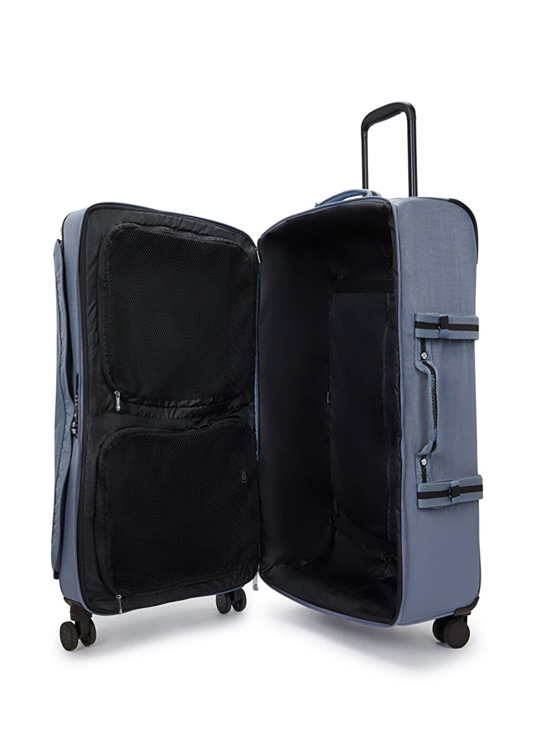 Kipling Spontaneous Mavi Büyük Boy Tekerlekli Valiz görsel 3