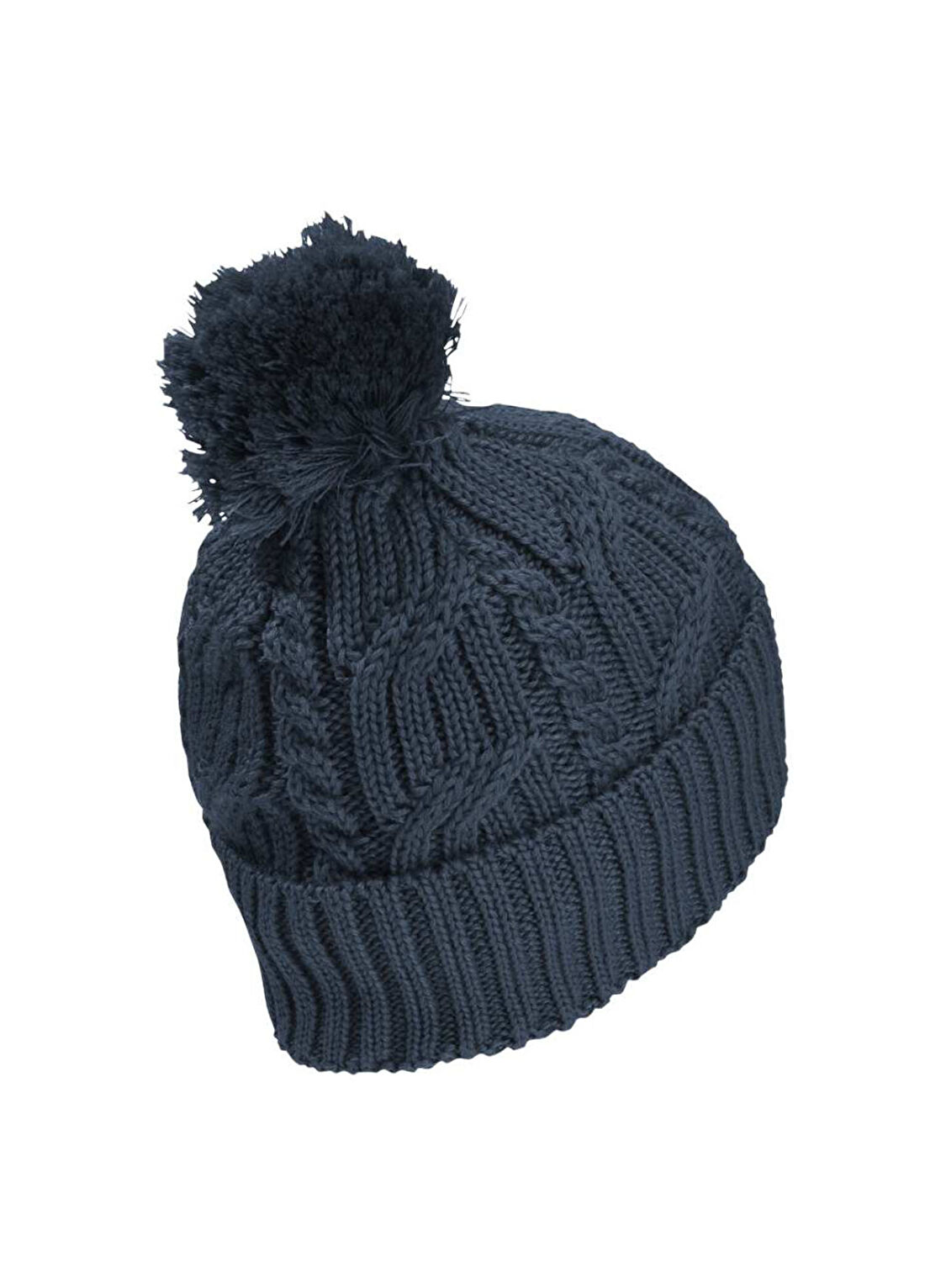 Jack Wolfskin Pompom Beanie Lacivert Unisex Bere görsel 2